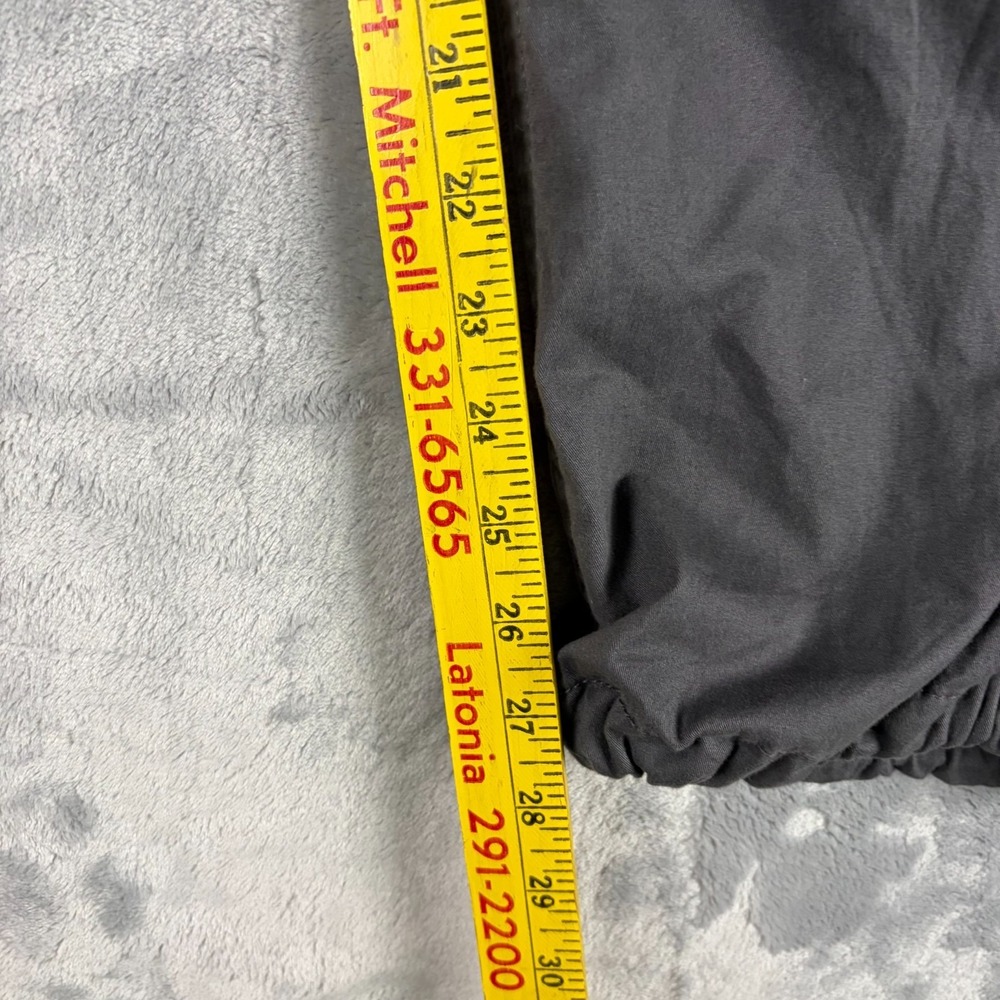 NWT Hollister Size Medium Adjustable Rise Parachute Baggy Pants Gray Cotton - Picture 7 of 11